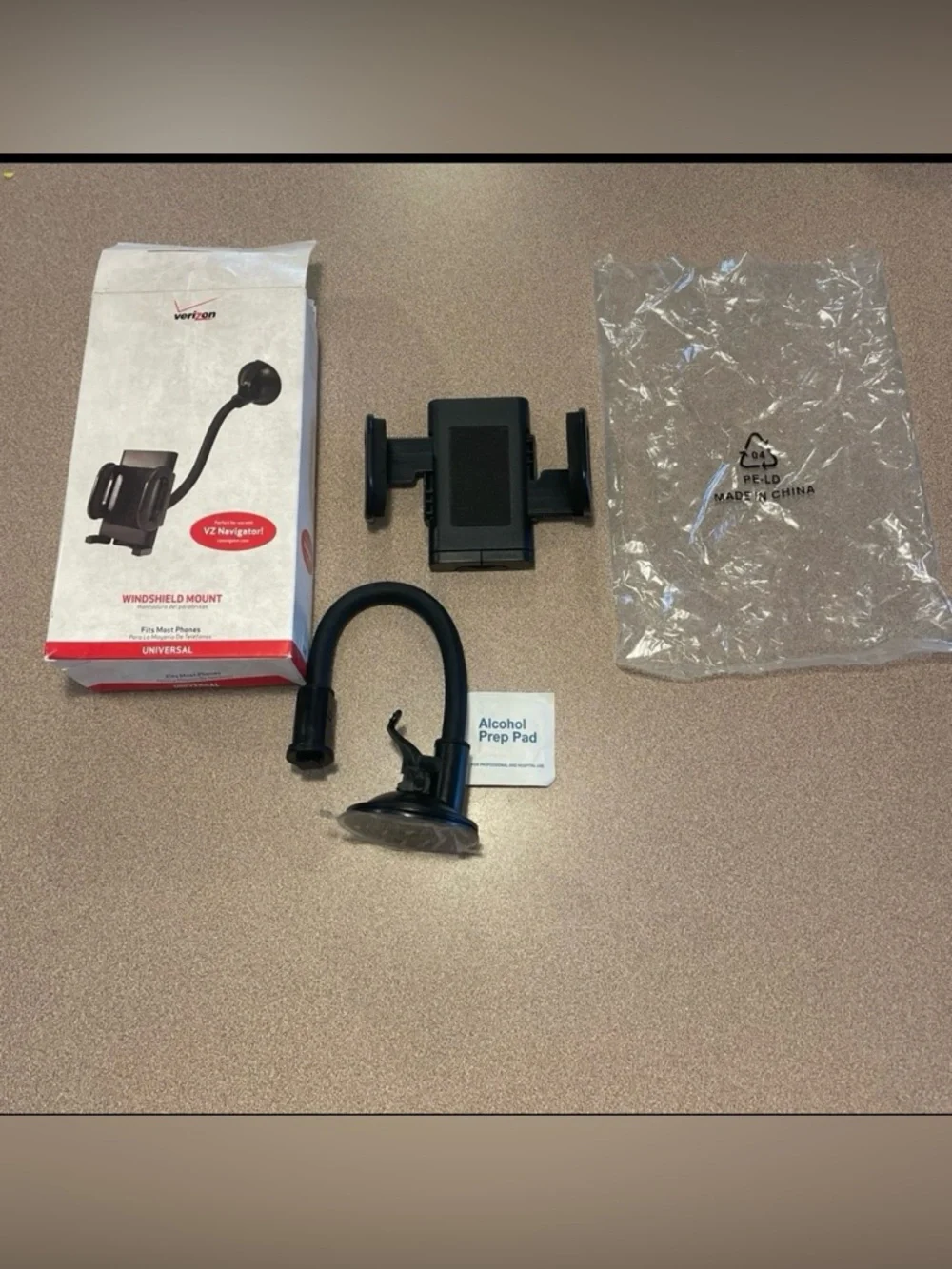 Black Universal Windshield Phone Mount Holder